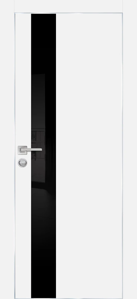 Фото Межкомнатная дверь PX-10  AL кромка с 4-х ст. Белый матовый