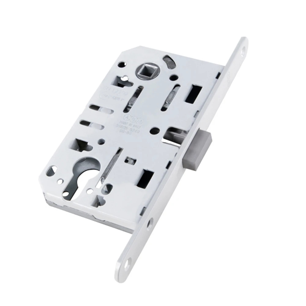 Фото Корпус врезного замка магнитный под цилиндр MEDIANA POLARIS B06103.50.FM (белый)