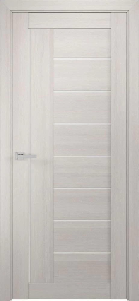 Фото Межкомнатная дверь ЛУ-17 белёный дуб (стекло сатинат, 900x2000)