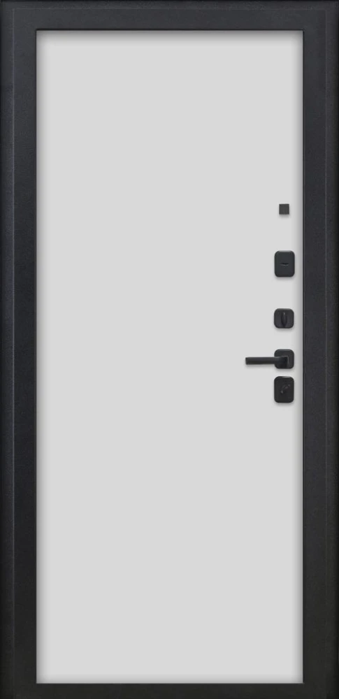 Входная дверь ДвериПРО Модель Л-46 Гладкая Белый матовый DPRO226159 внутренняя сторона