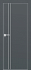 Межкомнатная дверь PX-20  AL кромка с 4-х ст. Графит матовый